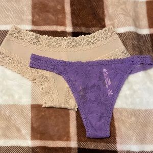 VS PINK • Set of 2 Panties, Size S - 1 NWT & 1 NWOT